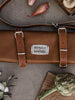 natural brown leather knife roll bag for chefs from Brickwalls and Barricades